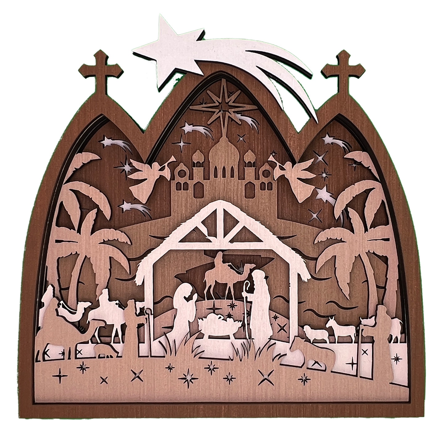 Bethlehem Night Nativity Scene