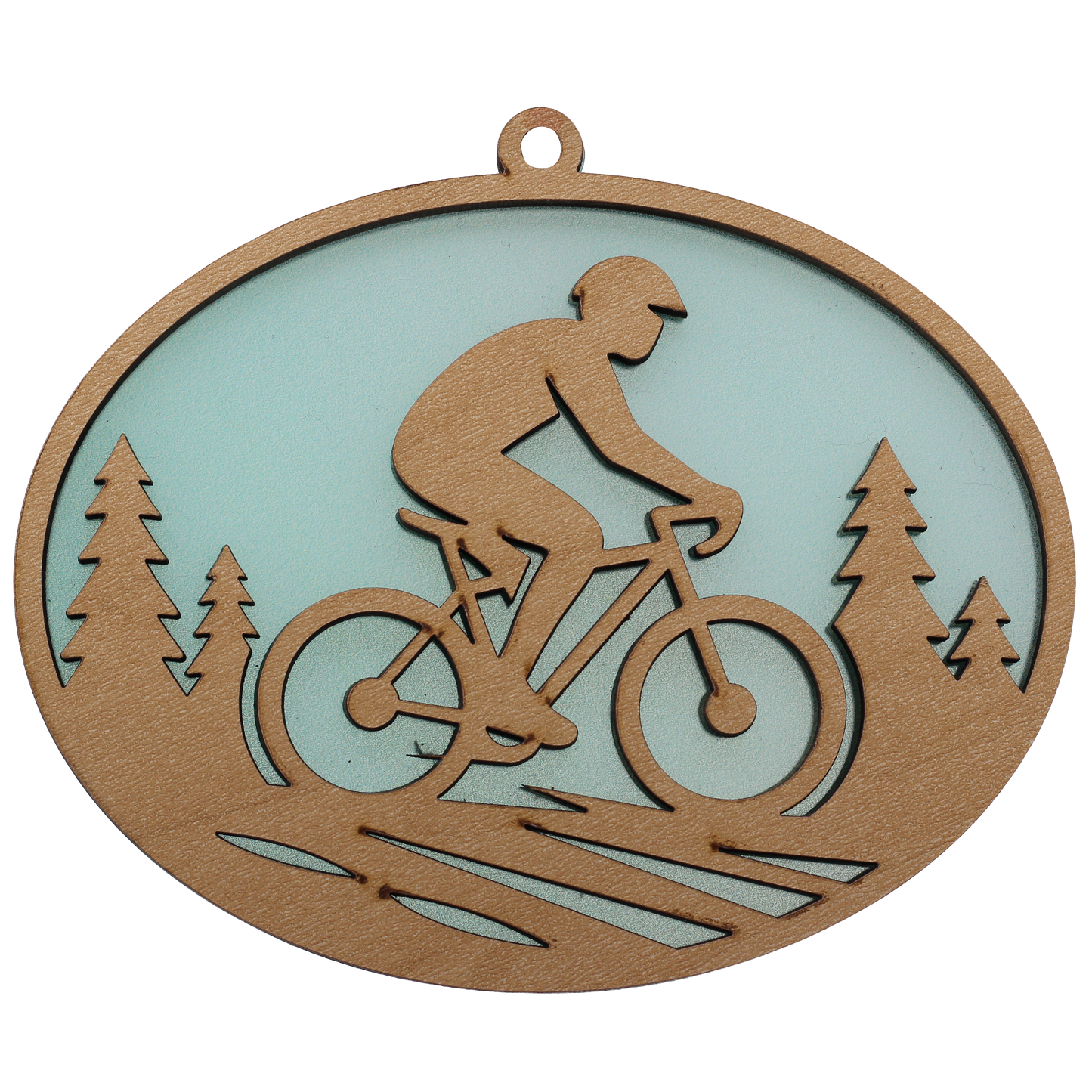 Bicycling Suncatcher Ornament