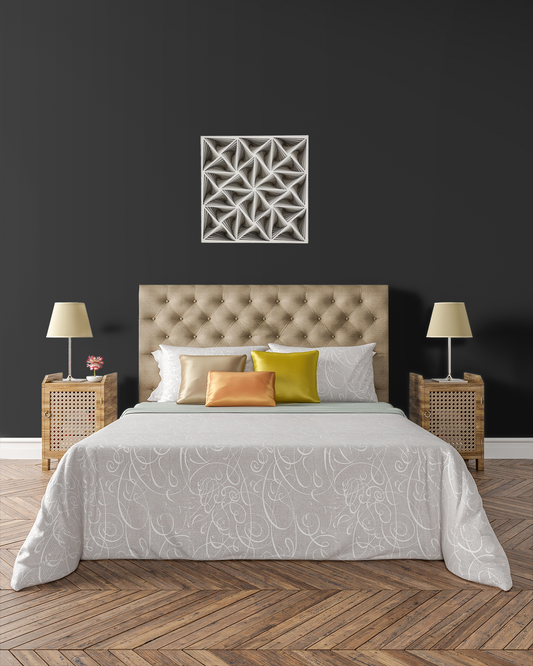 Layered Art - Geometric triangles patterns