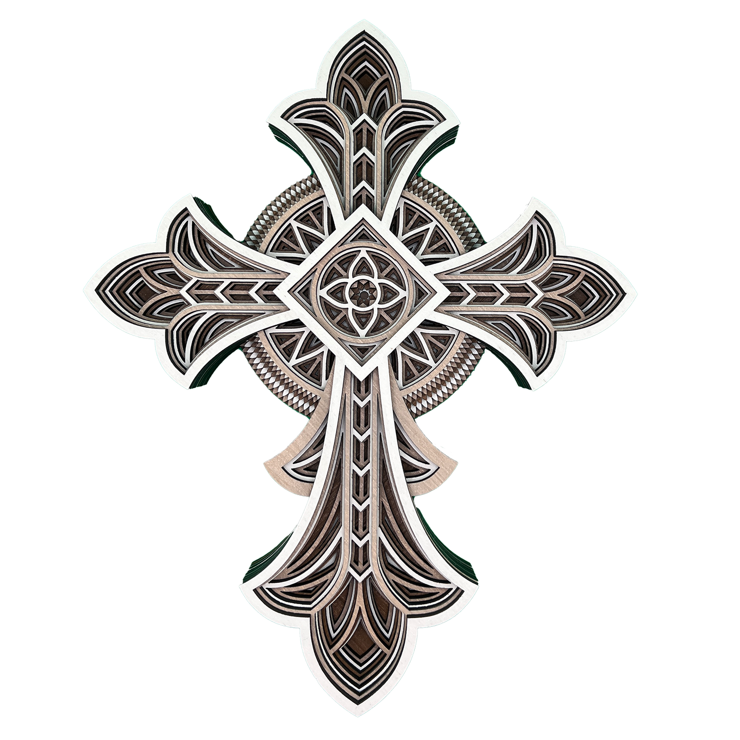 Layered Wooden Cross - Hope