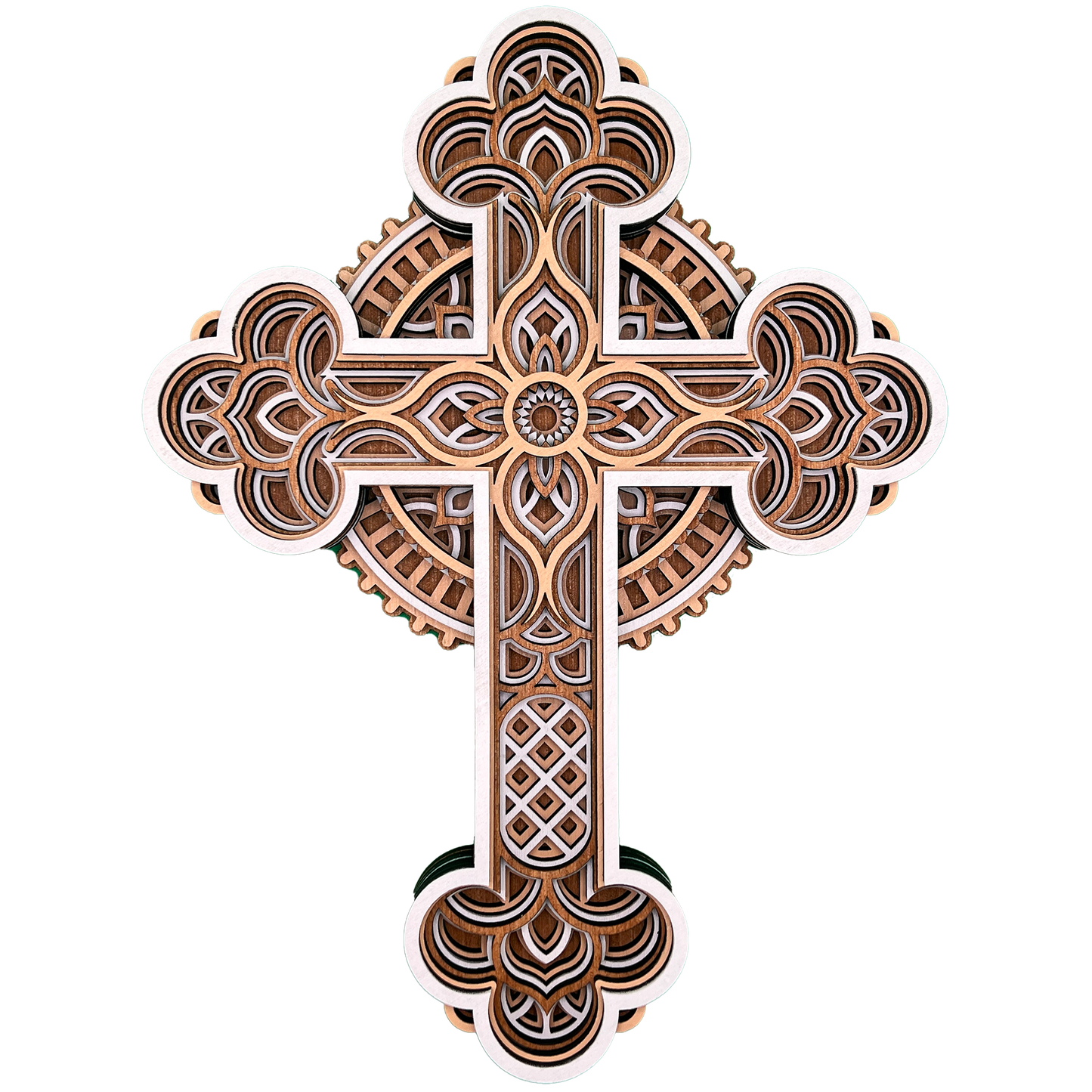 Layered Wooden Cross - Promise