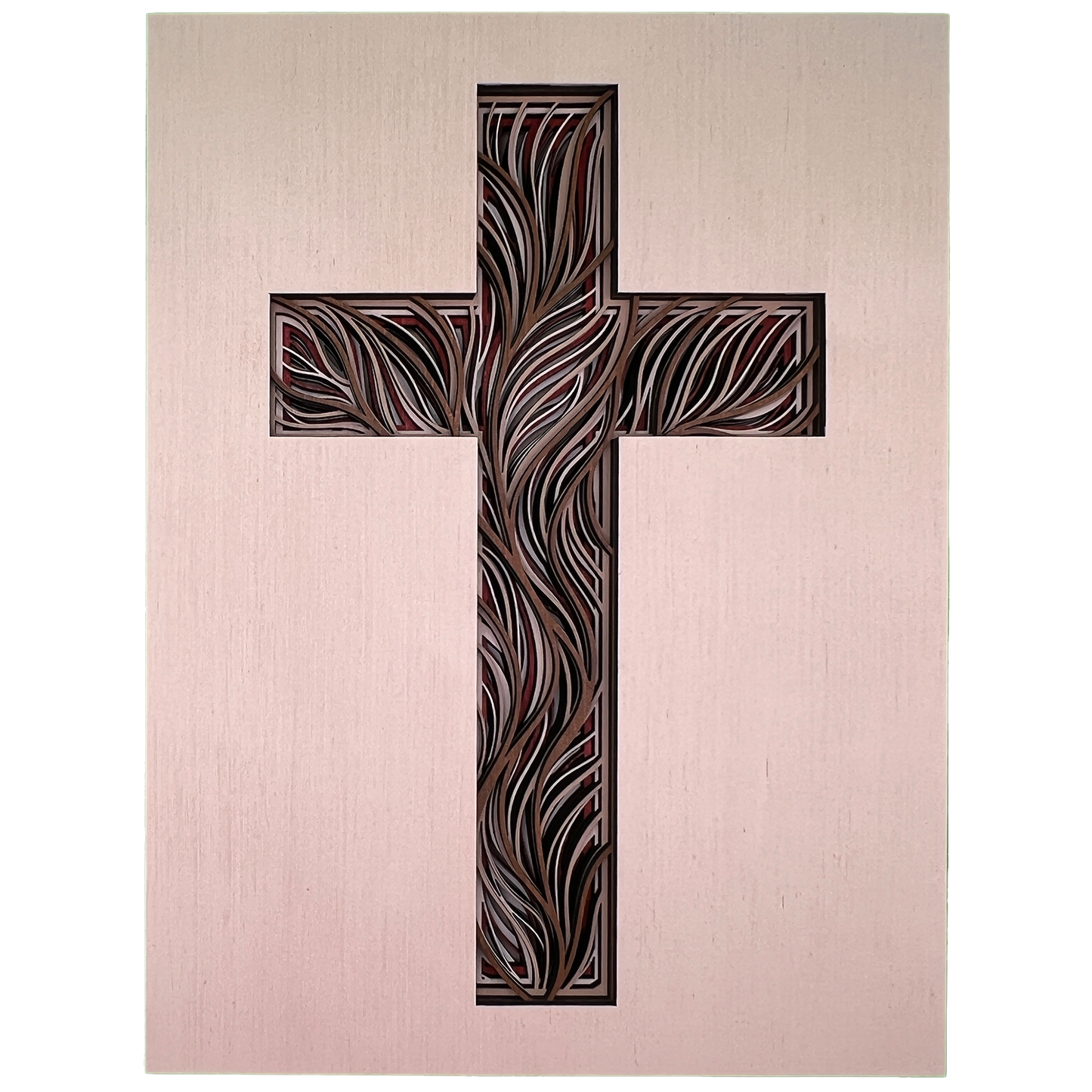 Quiet Grove Wooden Cross Home Décor