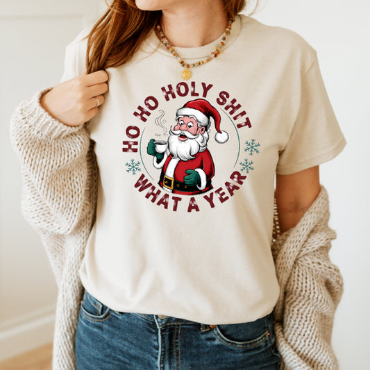 Christmas Ho Ho Holy Shit T-shirt
