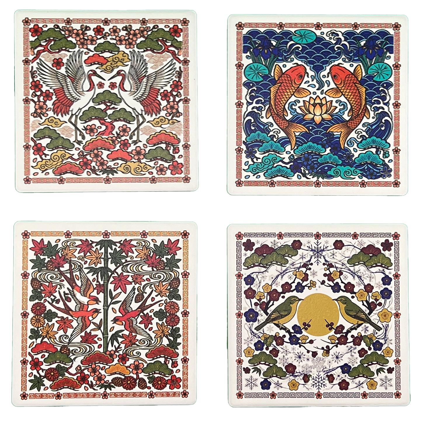 Japanese Bingata Coasters