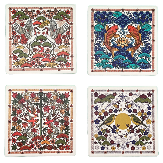 Japanese Bingata Coasters