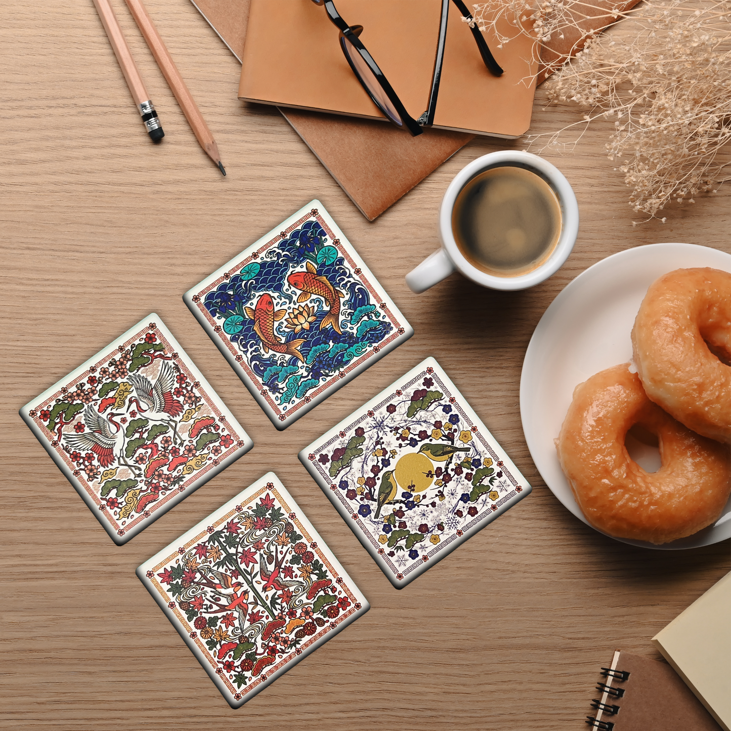 Japanese Bingata Coasters