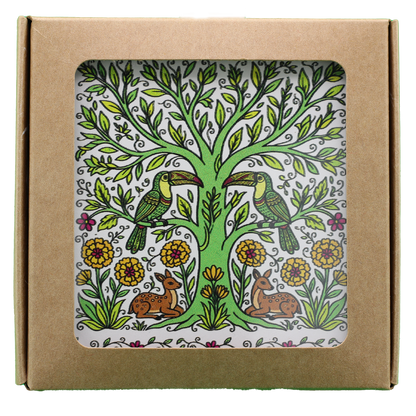 Amate The Cycle of Life Coasters