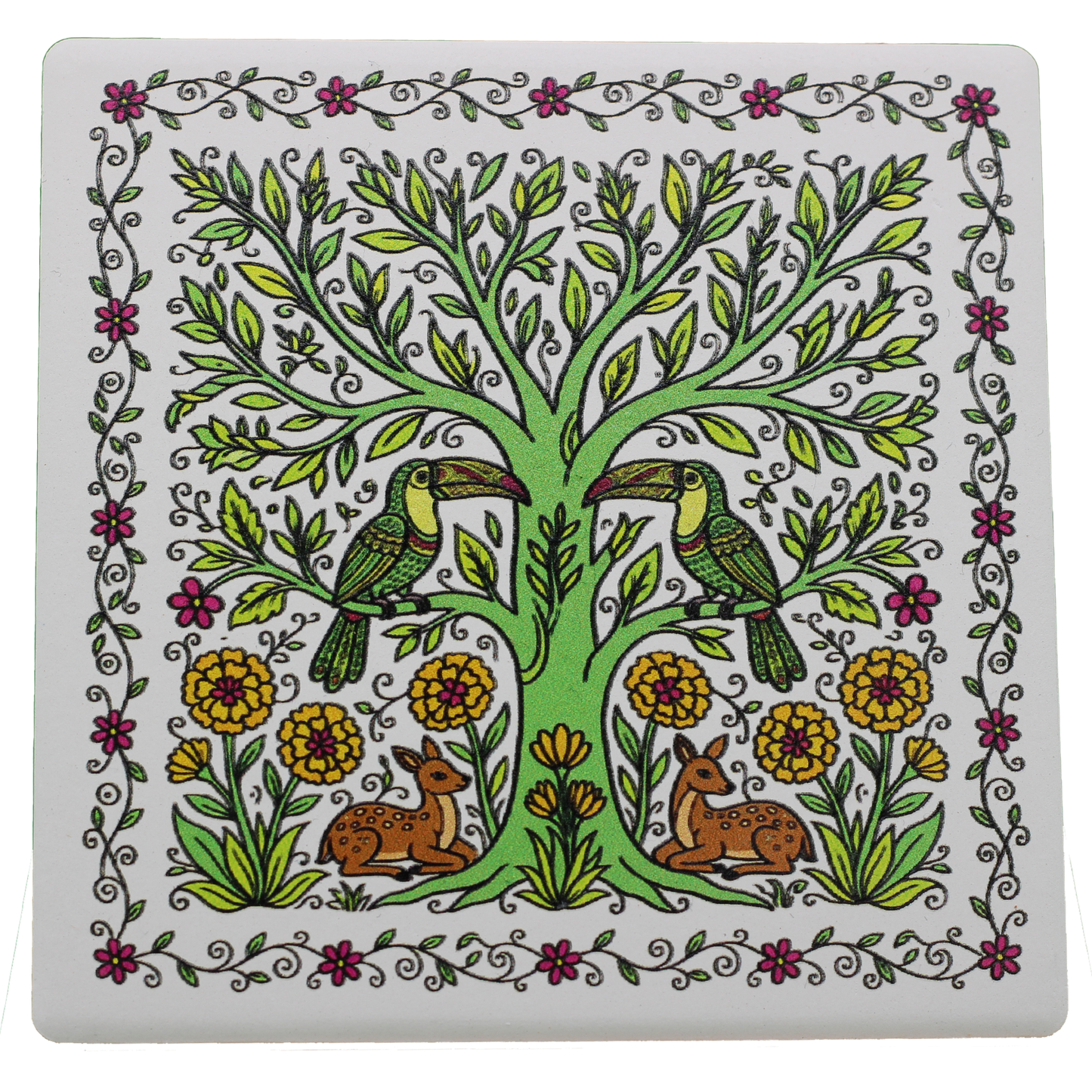 Amate The Cycle of Life Coasters