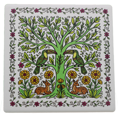 Amate The Cycle of Life Coasters