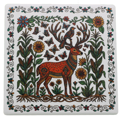 Amate Sacred Messengers Coasters