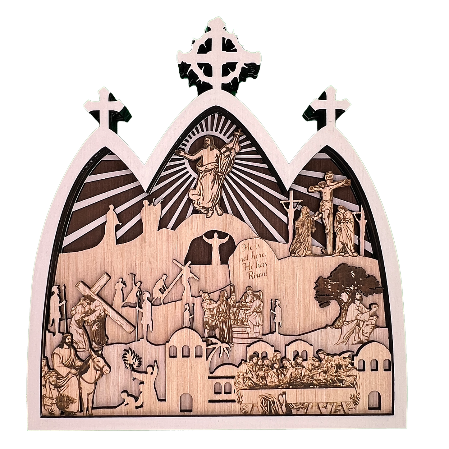 Life of Christ Crowned Arch
