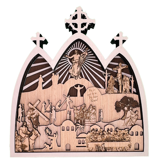 Life of Christ Crowned Arch