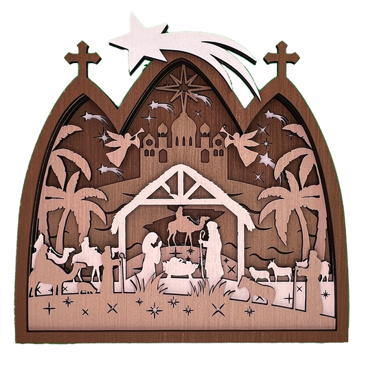 Bethlehem Night Nativity Scene