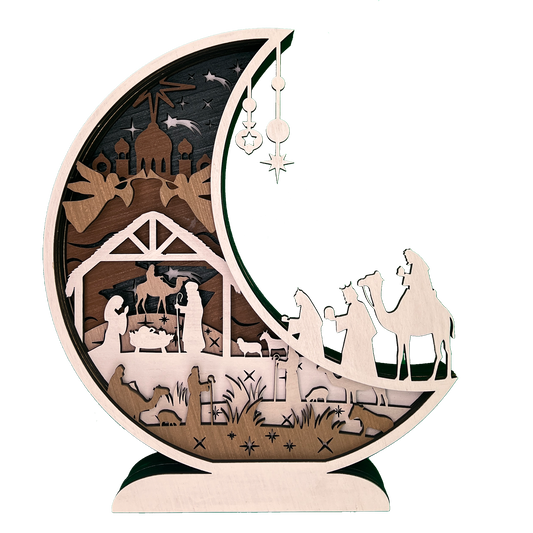Crescent Journey Nativity Scene