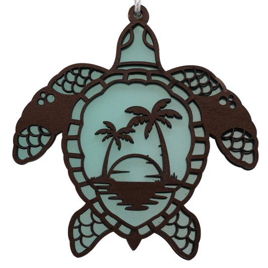Sea Turtle Suncatcher Ornament