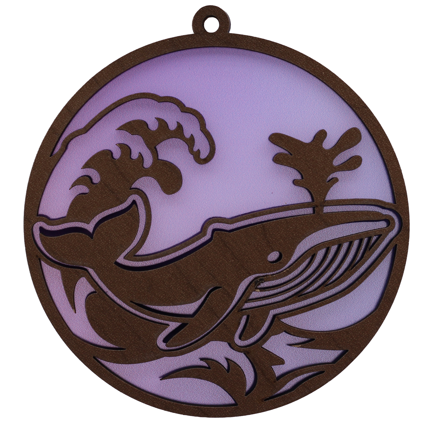 Whale Suncatcher Ornament