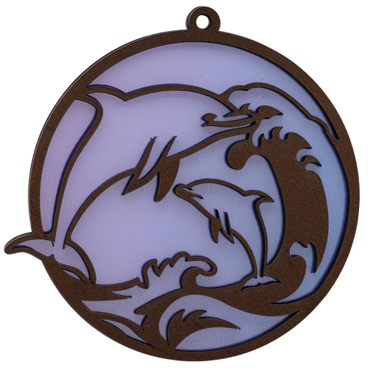 Dolphin Suncatcher Ornament