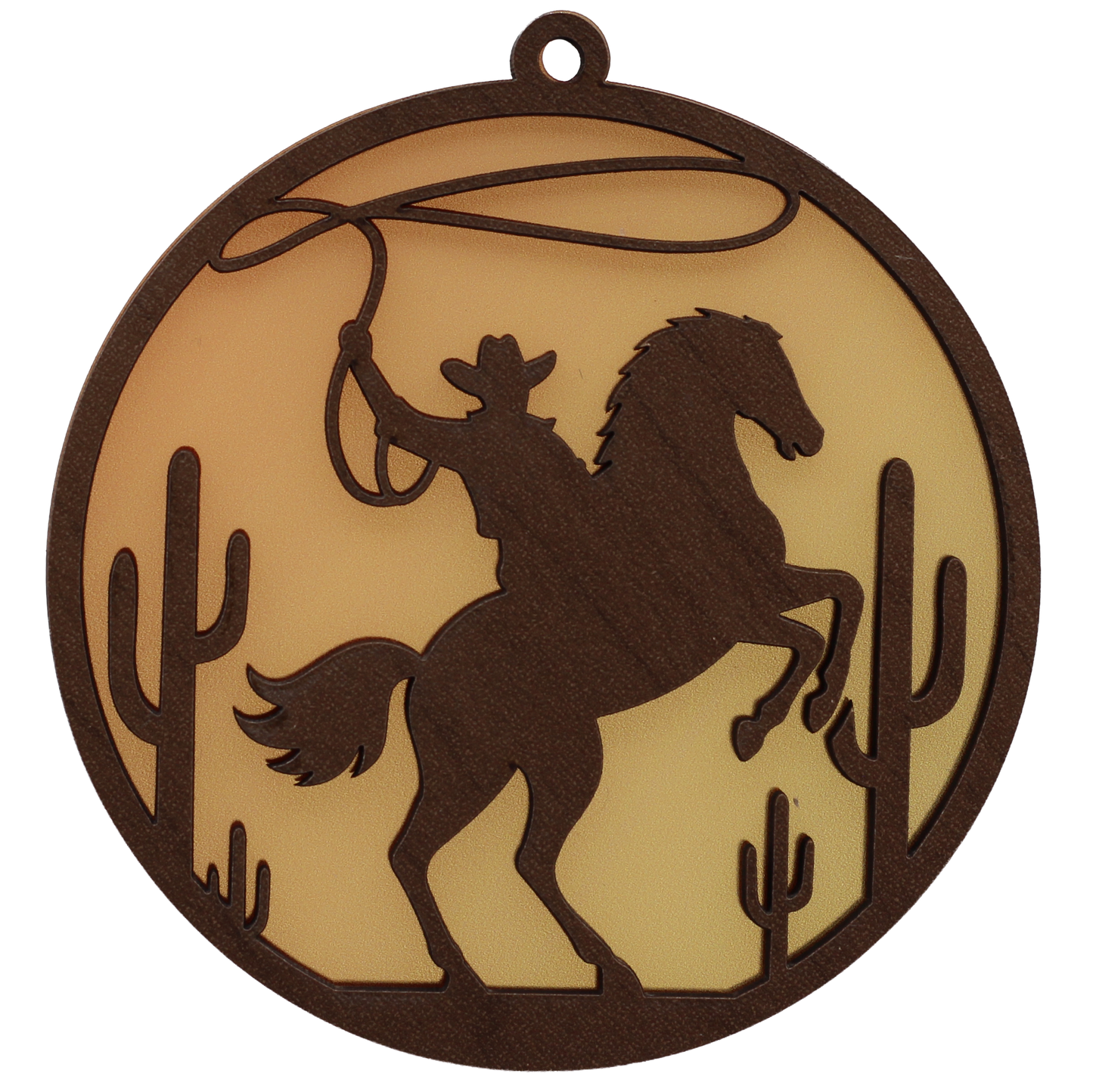 Cowboy Suncatcher Ornament