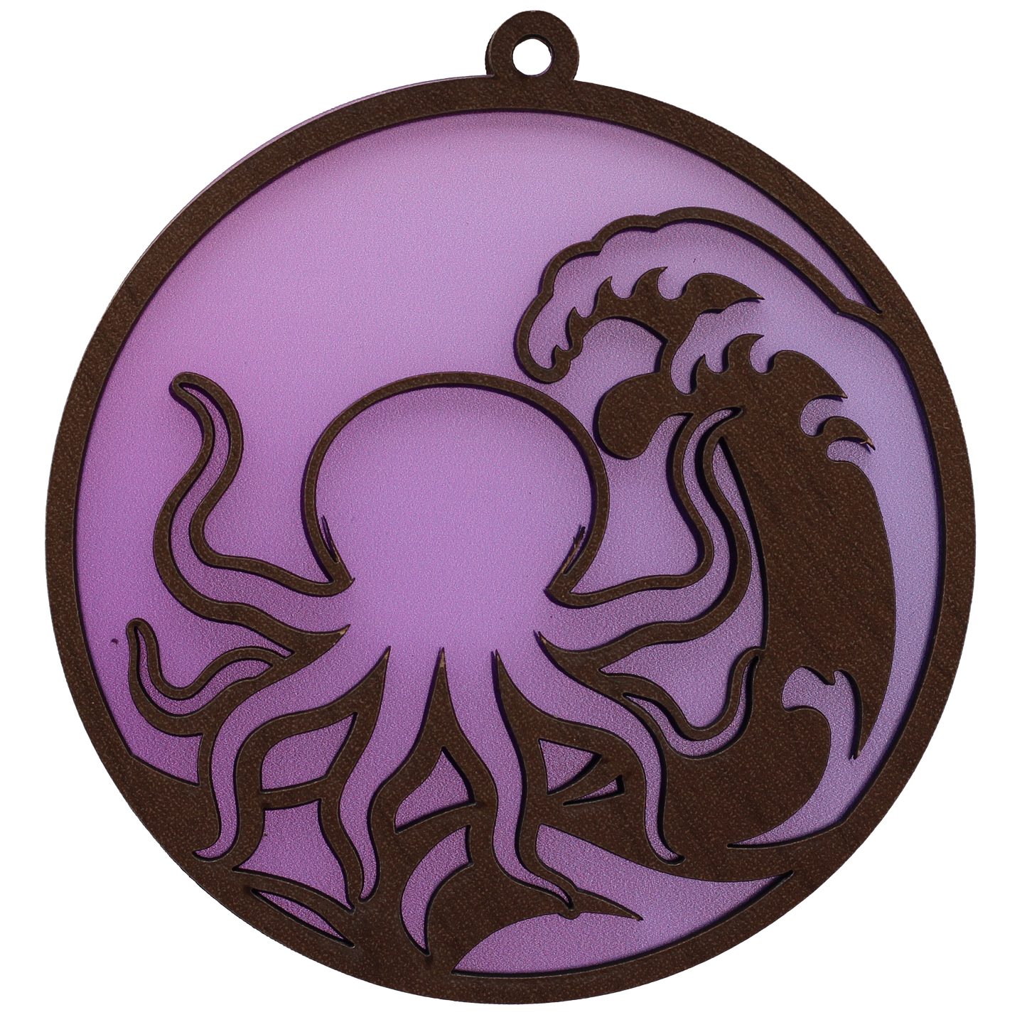 Octopus Suncatcher Ornament