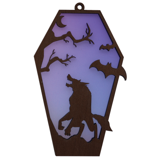 Werewolf Suncatcher Ornament