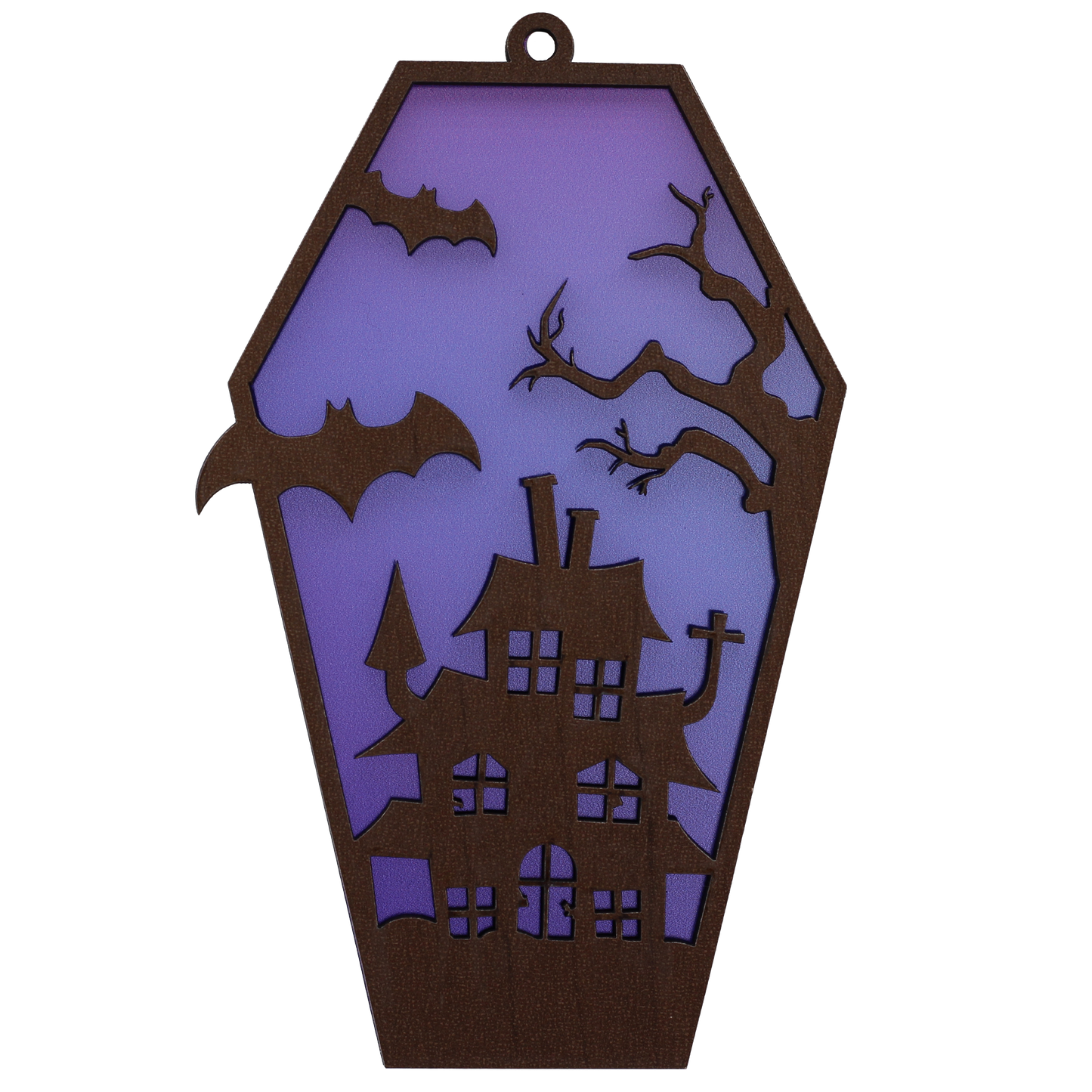 Haunted House Suncatcher Ornament