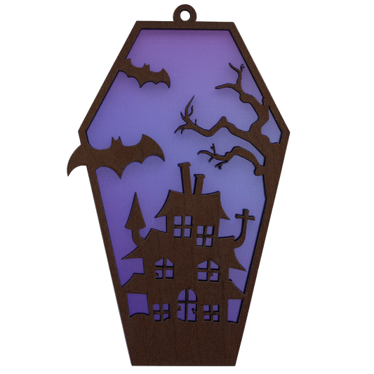 Haunted House Suncatcher Ornament