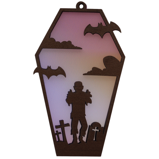 Zombie Suncatcher Ornament