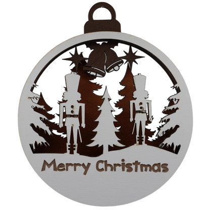 Nutcrackers Layered Ornament