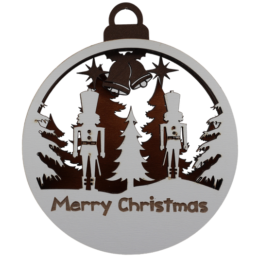 Nutcrackers Layered Ornament
