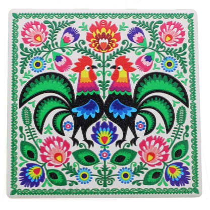 Polish Wycinanki Coasters