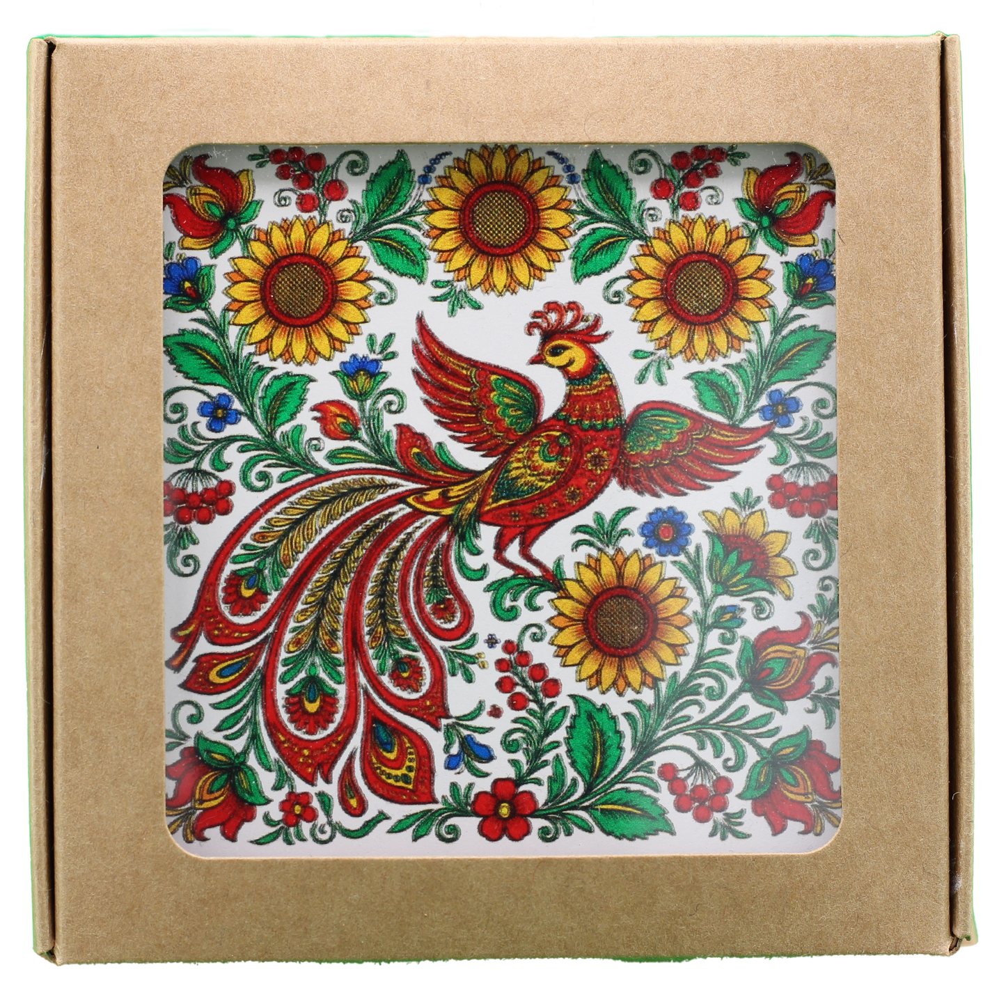 Ukrainian Petrykivka Coasters