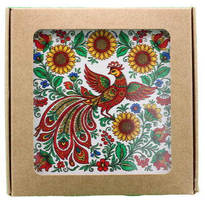 Ukrainian Petrykivka Coasters
