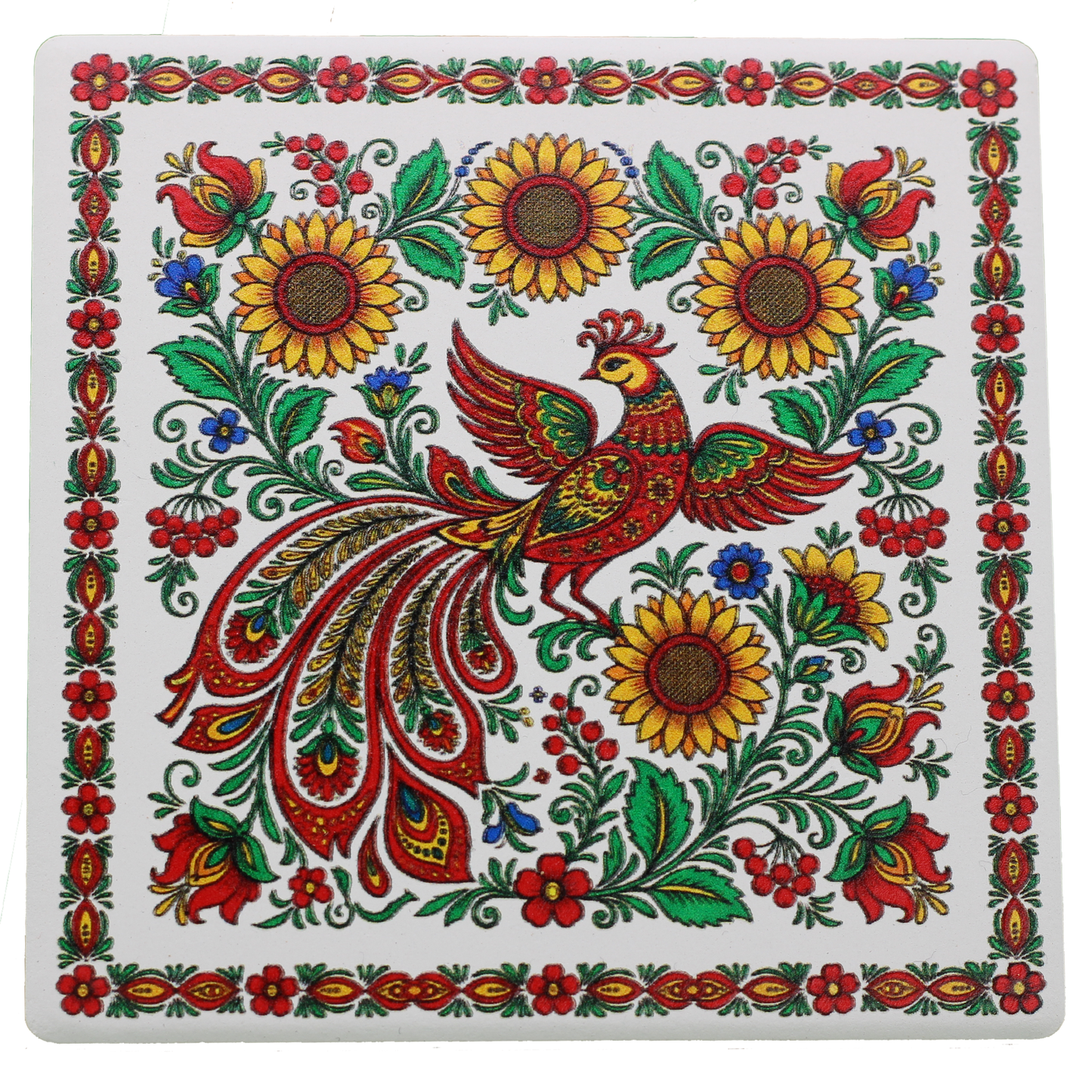 Ukrainian Petrykivka Coasters