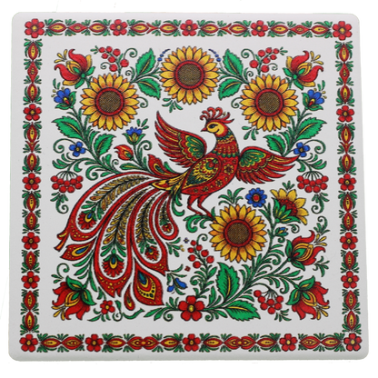 Ukrainian Petrykivka Coasters