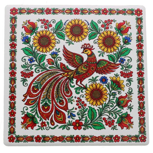 Ukrainian Petrykivka Coasters