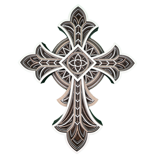 Layered Wooden Cross - Hope