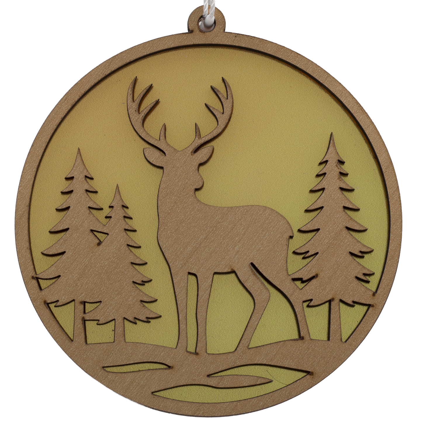 Deer in the Wilderness Suncatcher Ornament
